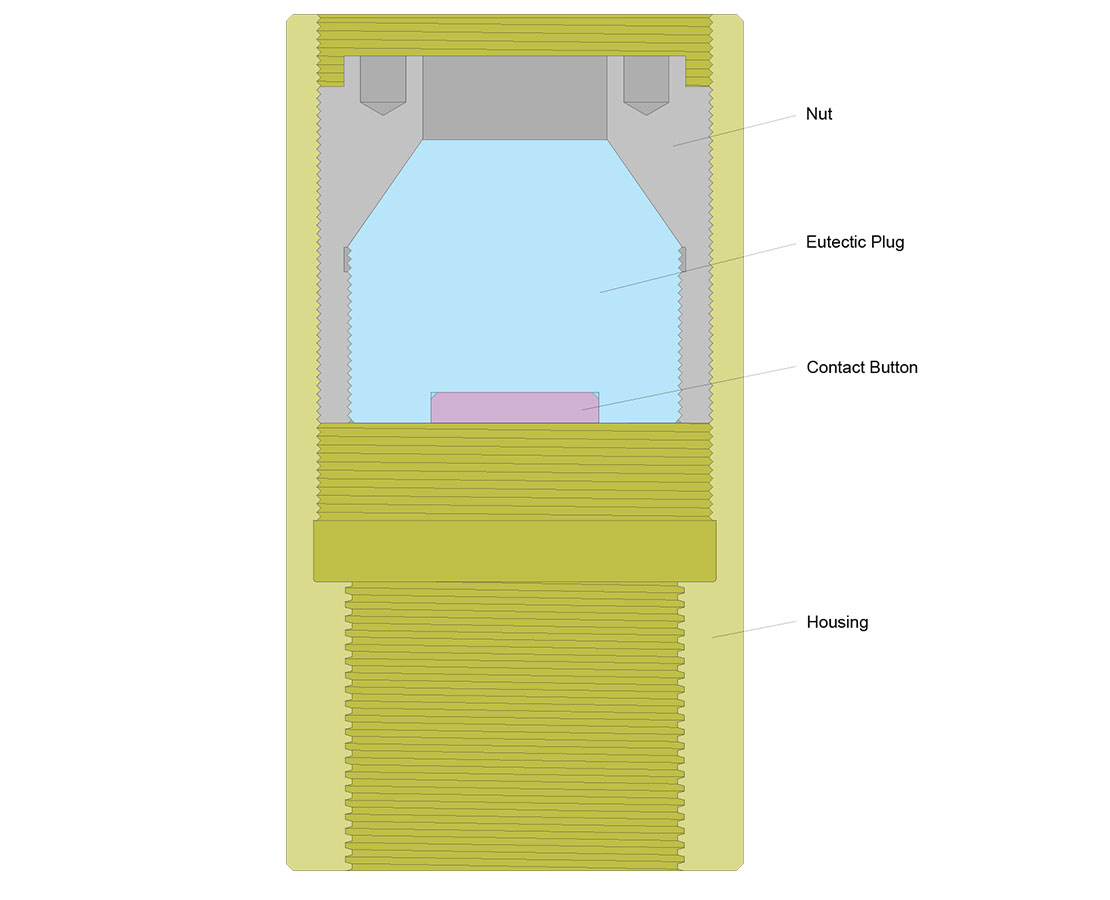 Fusible Hold Open Device - High Thrust