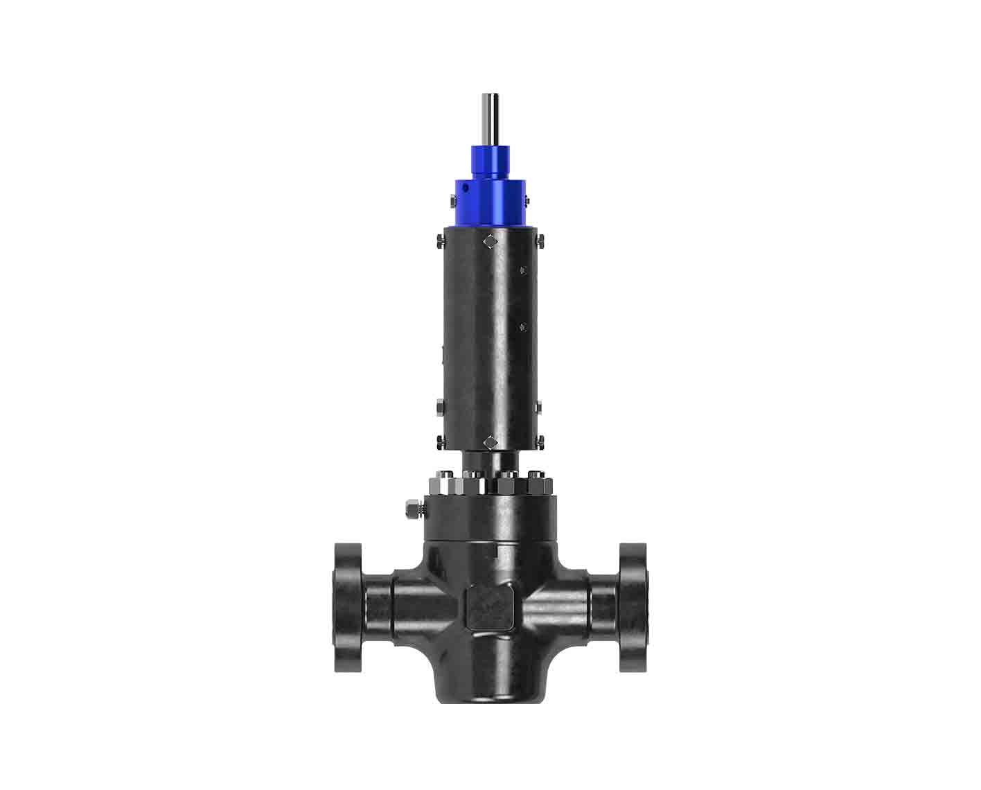 Rendering of an MH70X hydraulic gate valve actuator.
