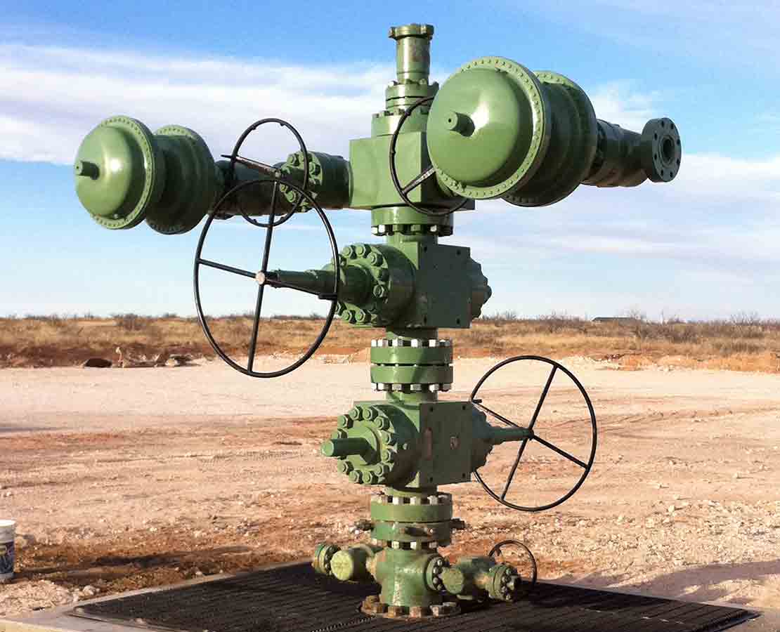 Production tree in the field.