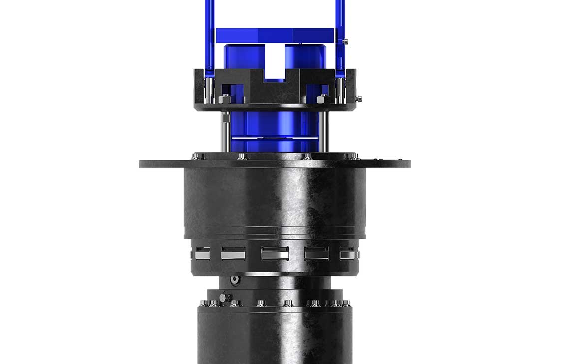 An SLB render of the High-Flow PULSE Chemical Injection Metering Valve