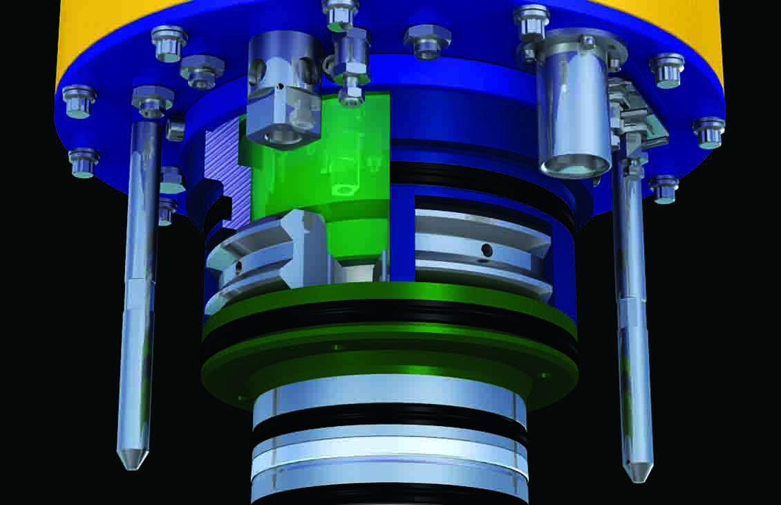 Dog-in-window design of the compact insert-retrievable choke valve.