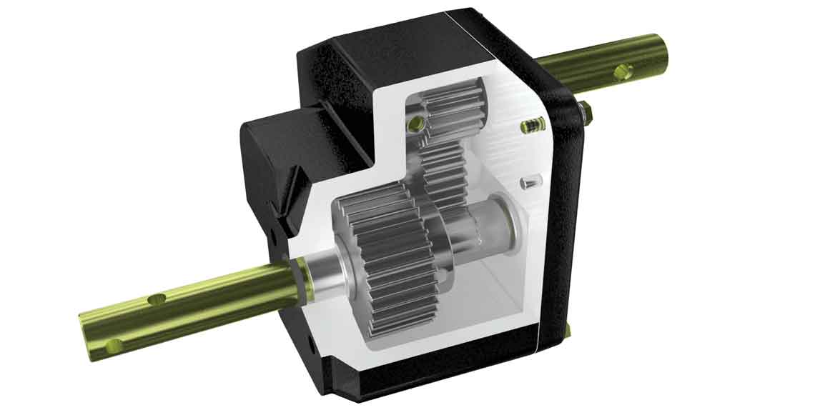 Spur gears.