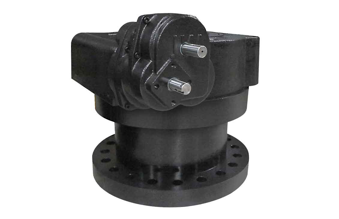 Manual dual-input worm thrust gear