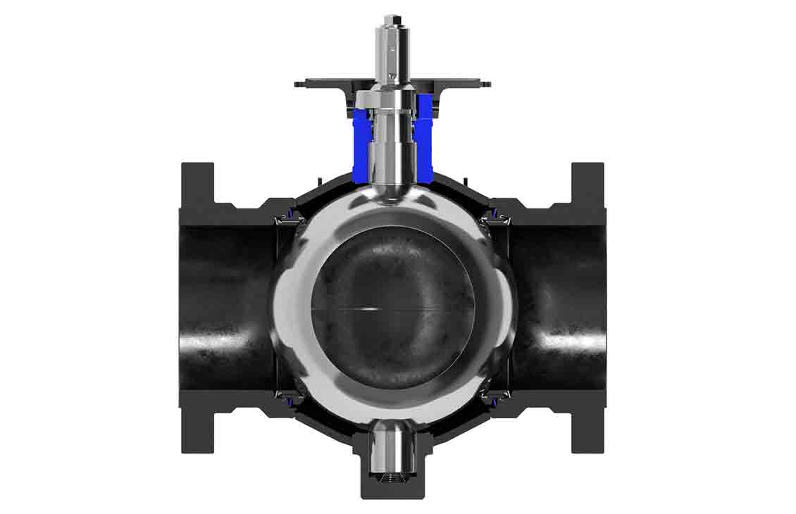 Cutaway image of a T31 valve, suitable for CCUS service.
