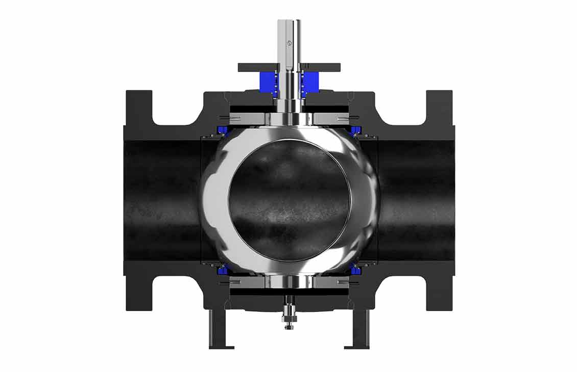 Rendering of a B8 Grove valve, suitable for CCUS service.