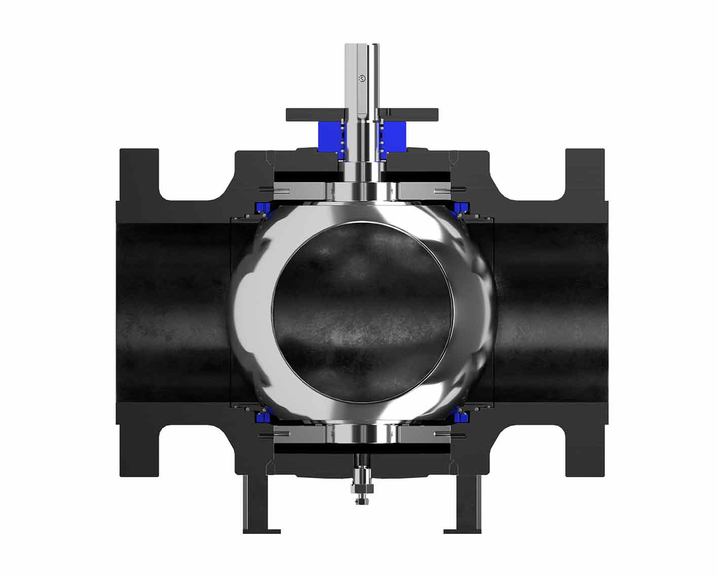 Rendering of a B8 Grove valve, suitable for CCUS service.
