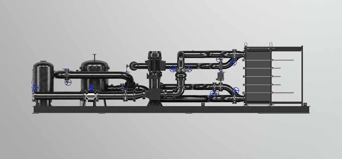 Image shows SLB valves in a data center cooling system.