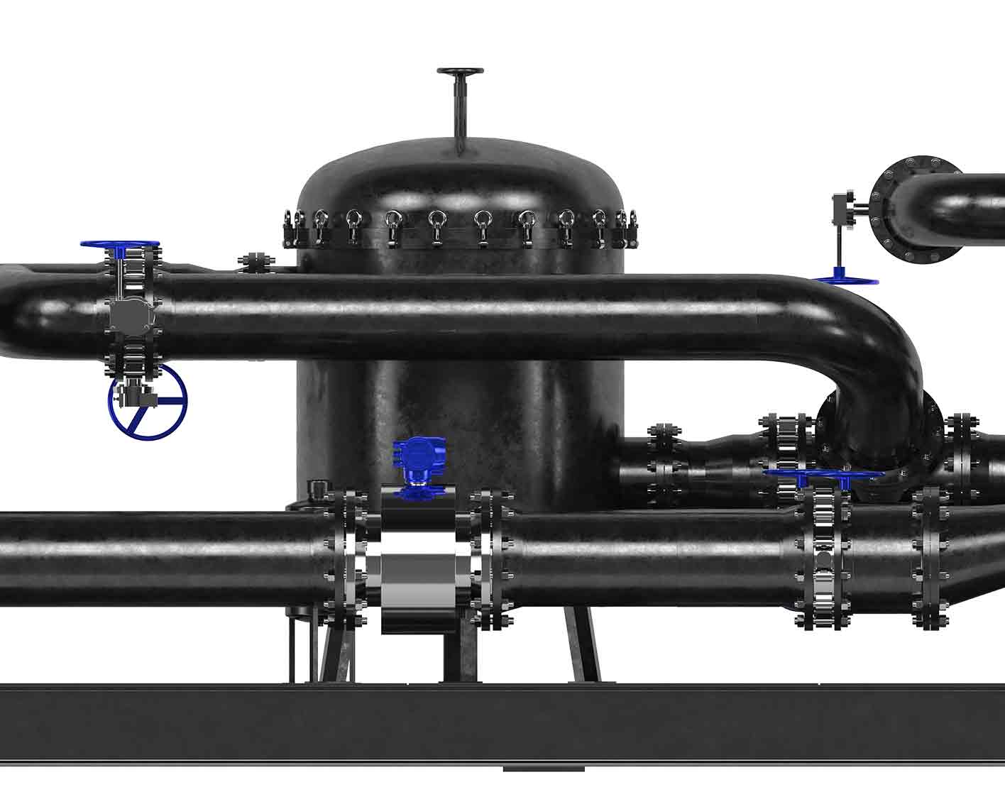 Image shows SLB valves in a data center cooling system.