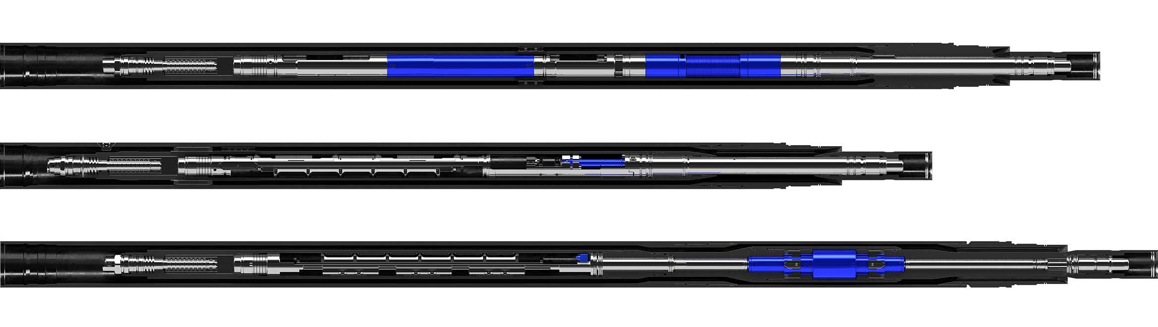 ACTive Xtreme tool modules: the main telemetry module, the depth control module, and the load module