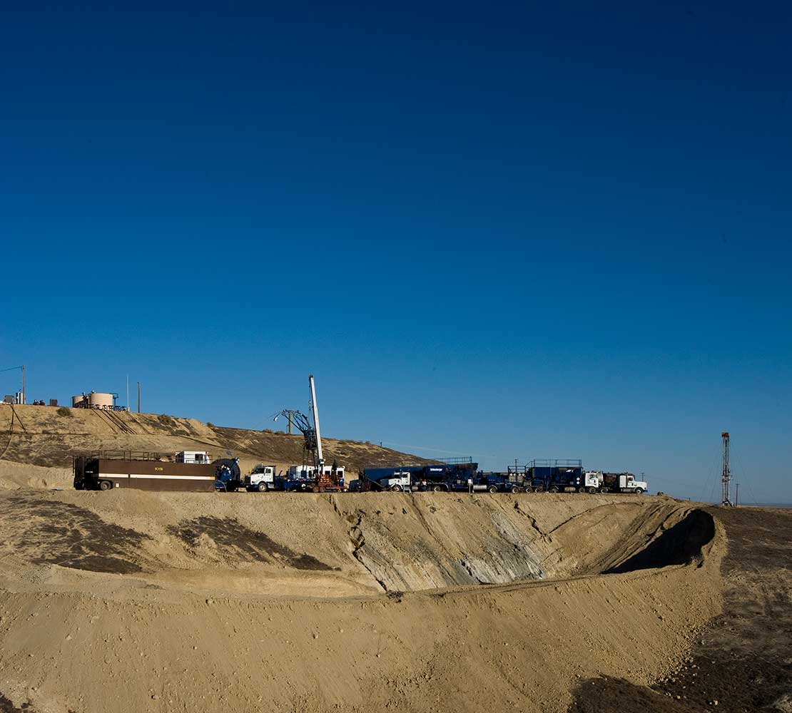 Stimulation and conformance operation in Bakersfield California.