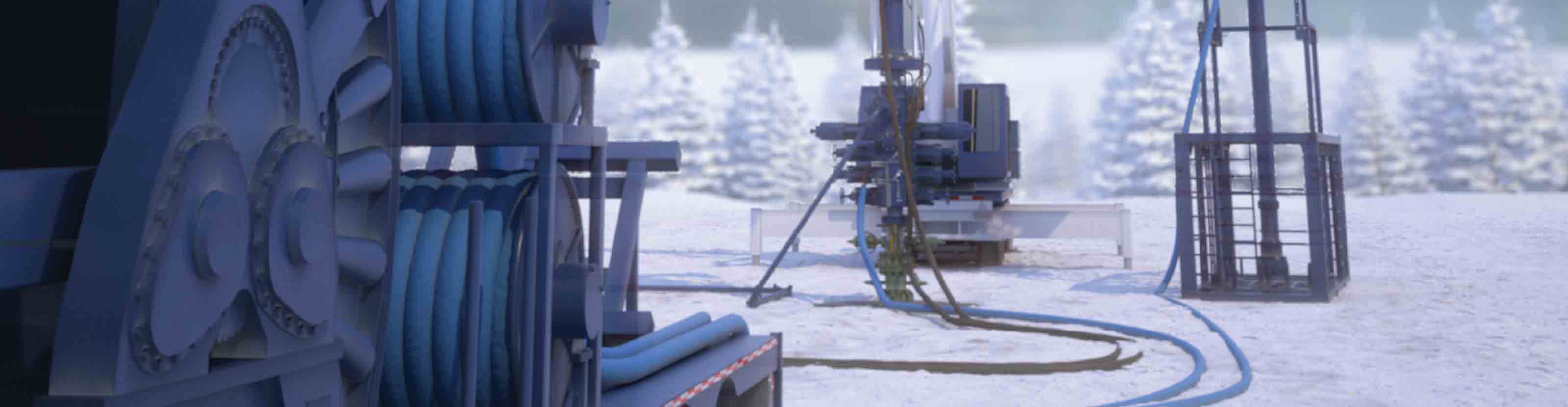 Pressure deployment coiled tubing system.