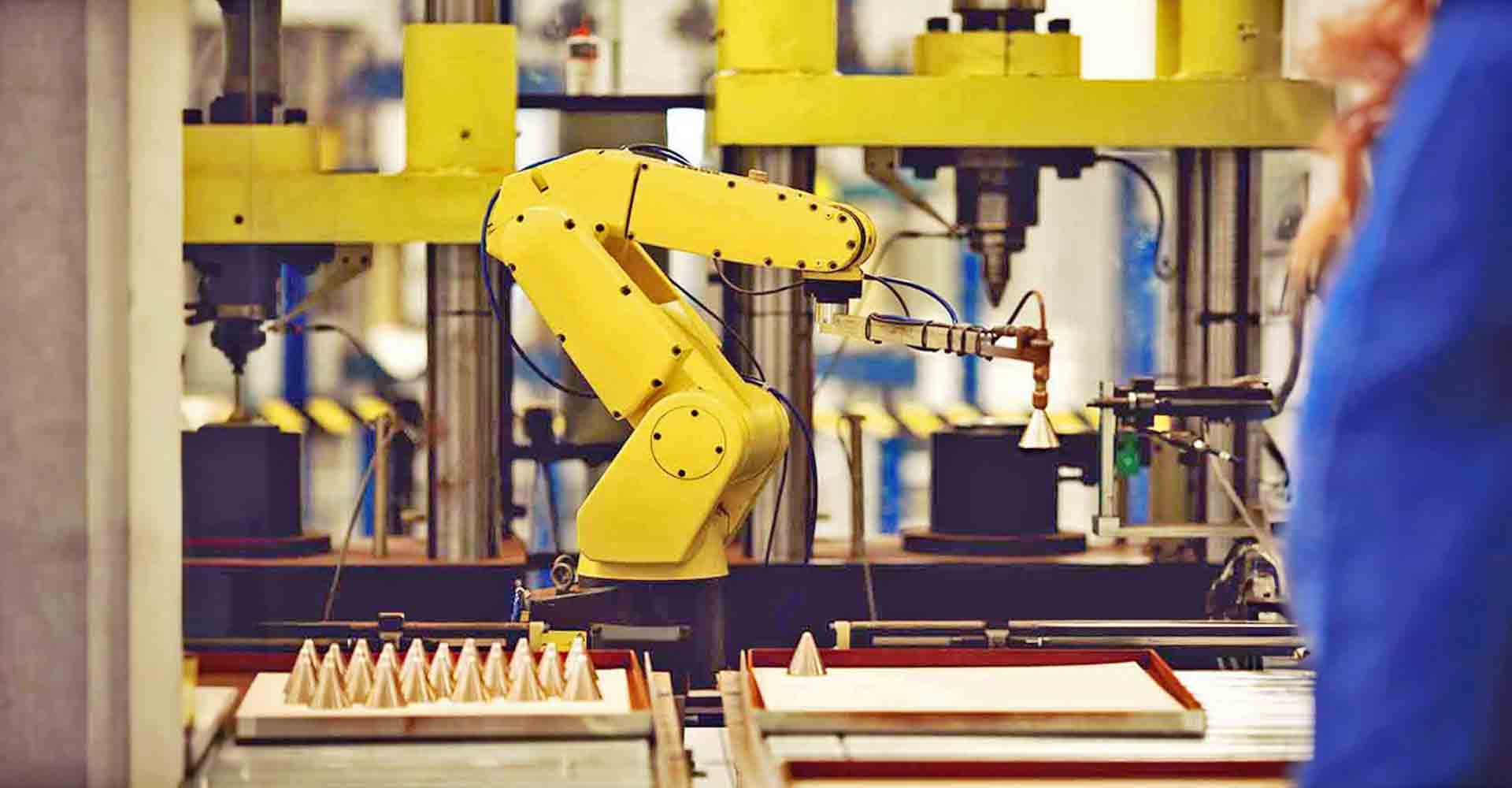 Photo of shaped charge manufacturing.