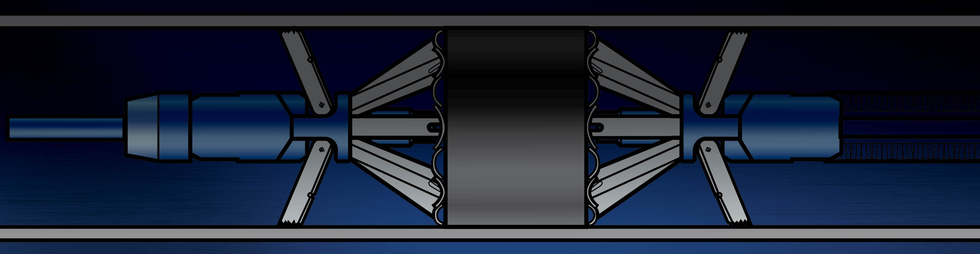 PosiSet Mechanical Plugback Tool Illustration.