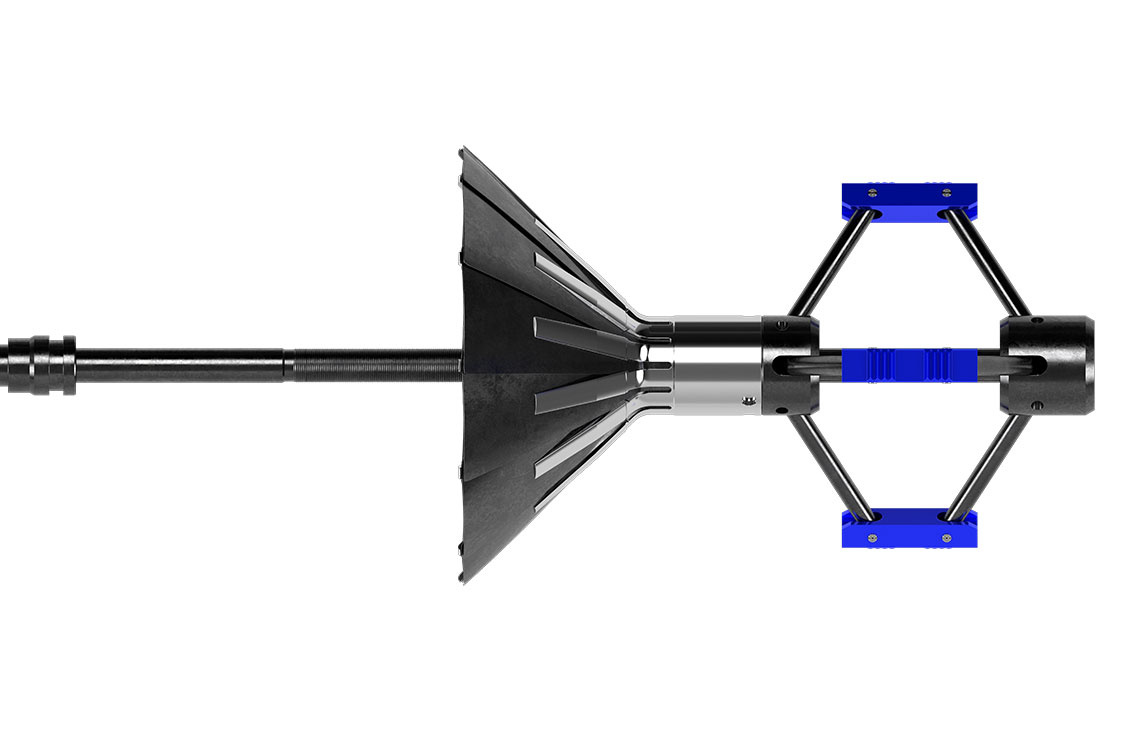 Hi-Ex cement platform in expanded state.