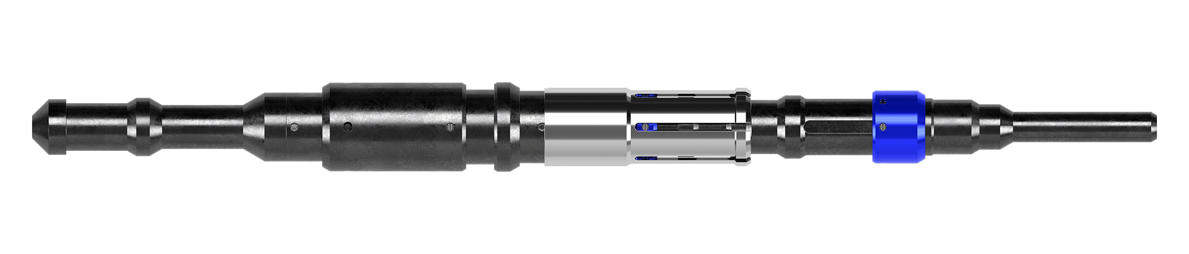 3D illustration of Peak Family top-latch choke.