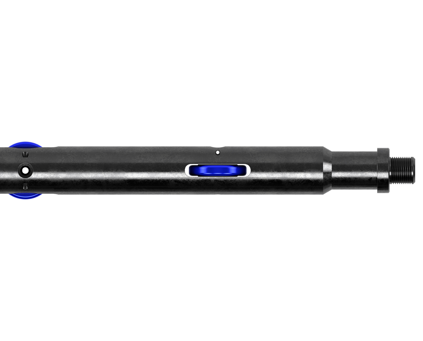 3D illustration of the roller stem of Peak Family flow control and well intervention tools.