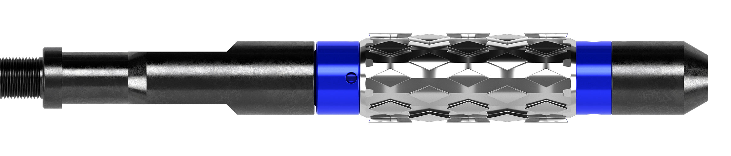 3D illustration of Peak Family interchangeable ring broaching tool.